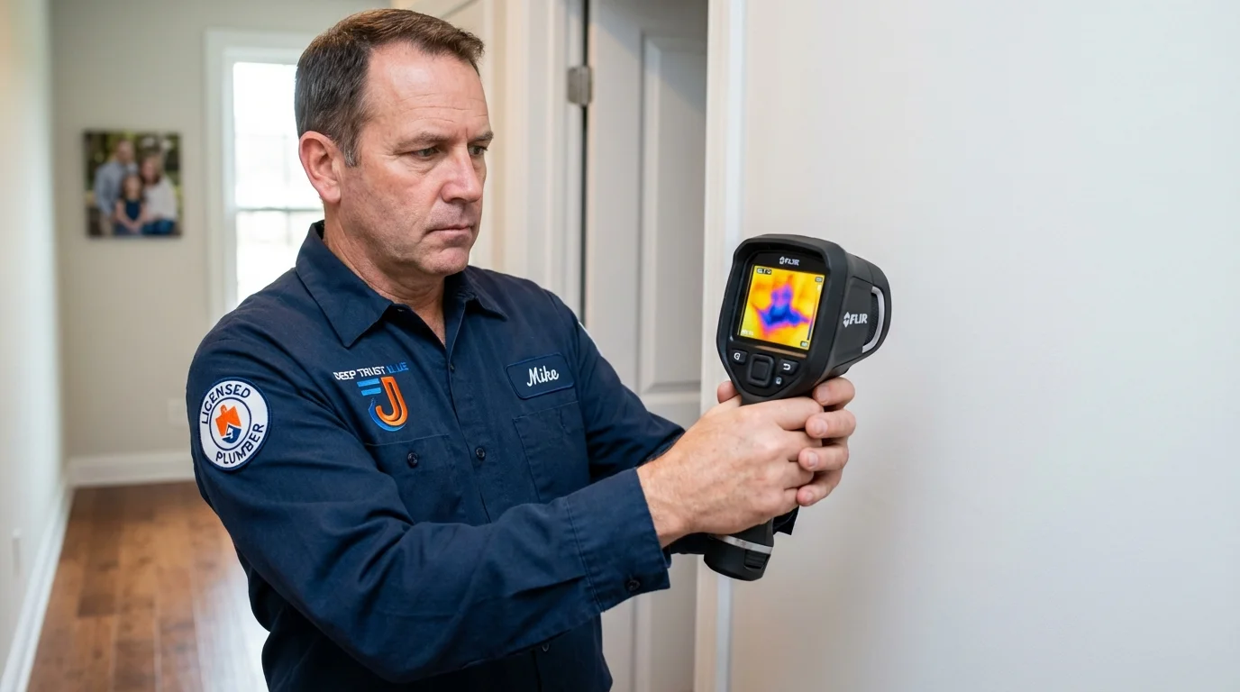 Thermal imaging leak detection by Johns Plumbing LLC in Lakeland